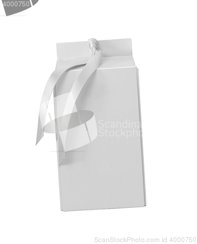 Image of gift box with attached bow