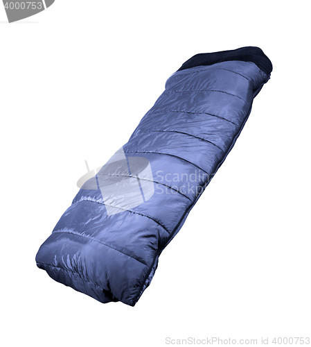 Image of Sleeping bag used to keep warm on camping trips