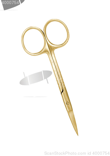 Image of Golden manicure scissors