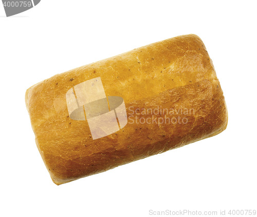 Image of bread on a white background