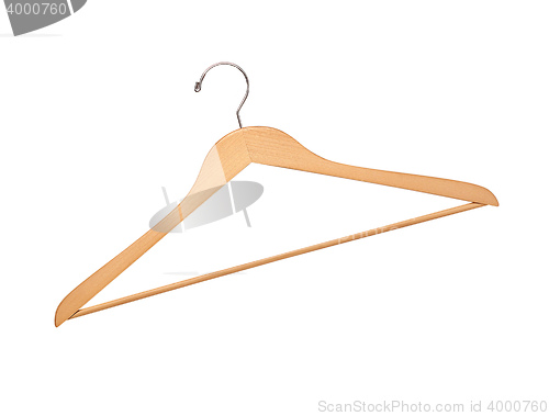 Image of Coat hanger isolated over white background