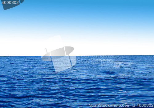 Image of Blue sky and sea