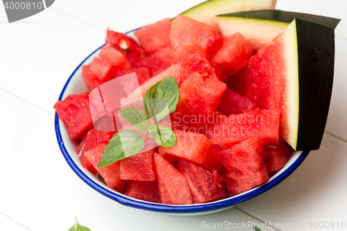 Image of Fresh watermelon slices