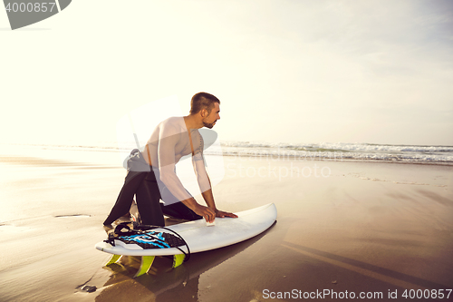 Image of Getting ready for surf