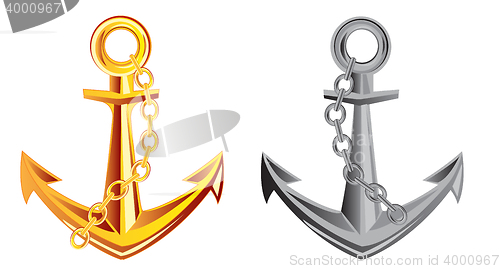 Image of Two anchors