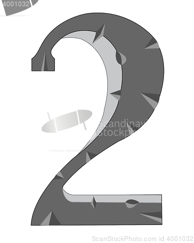 Image of Numeral two