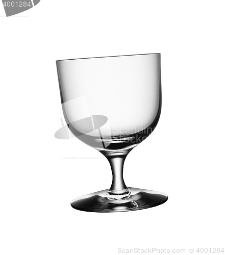 Image of Empty glass of white wine