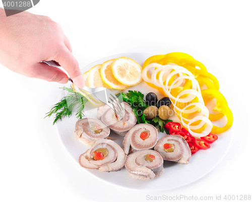 Image of taste fresh fish