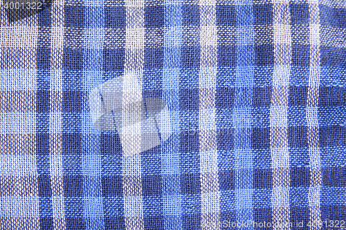 Image of Square pattern on cloth