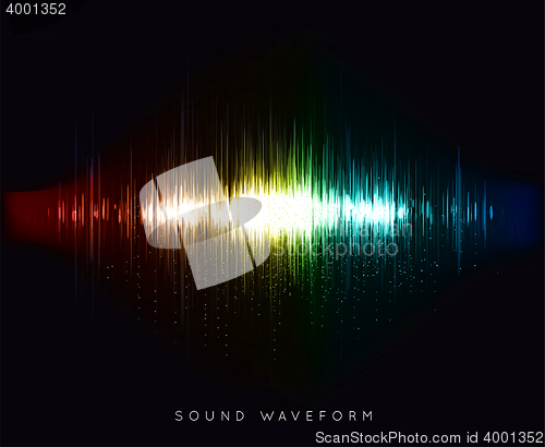 Image of Soundwave waveform vector