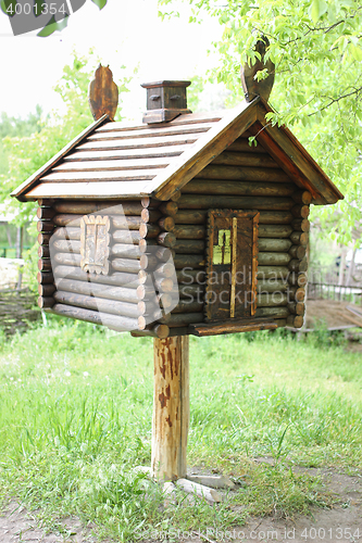 Image of Toy house in the woods