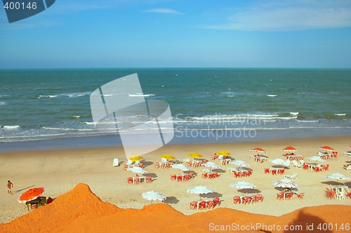 Image of sunshade on beach