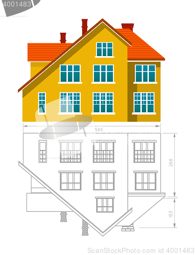 Image of House icon and drawing