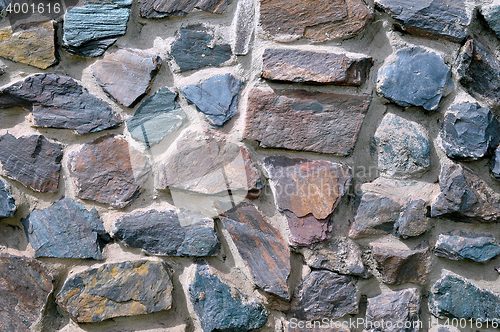 Image of The texture in the form of a wall of colored quartz