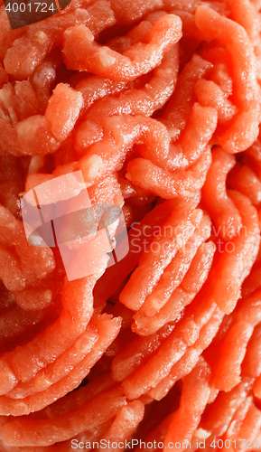Image of Raw minced beef close-up