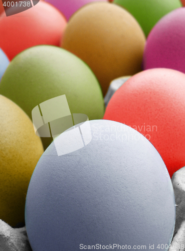 Image of multi color eggs