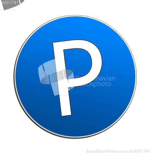 Image of Illustration of cars parking sign