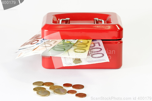 Image of Red cash box