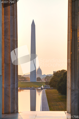 Image of Washington Memorial monument in Washington, DC