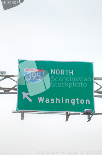 Image of Direction to Washington, DC sign