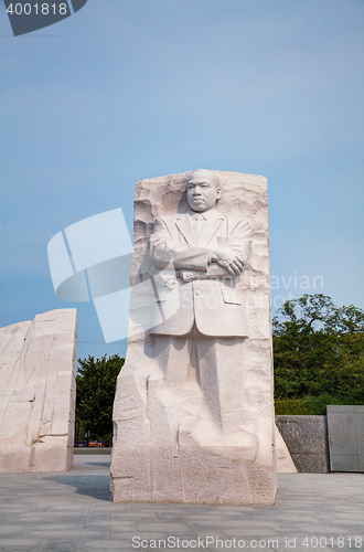 Image of Martin Luther King, Jr memorial monument in Washington, DC