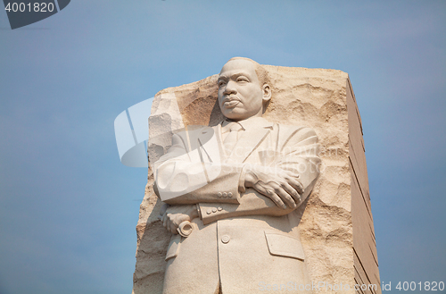 Image of Martin Luther King, Jr memorial monument in Washington, DC