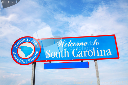 Image of Welcome to South Carolina sign