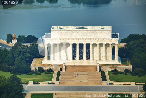 Image of Abraham Lincoln memorial in Washington, DC