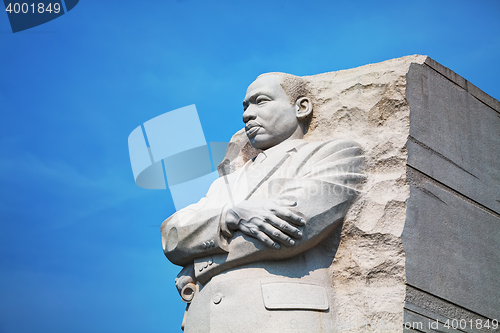 Image of Martin Luther King, Jr memorial monument in Washington, DC