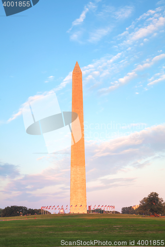 Image of Washington Memorial monument in Washington, DC