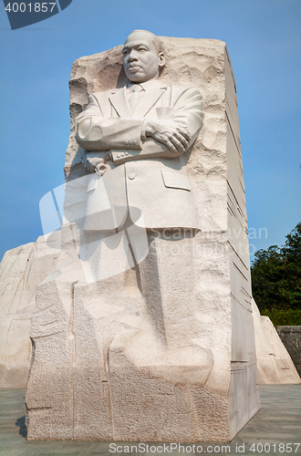 Image of Martin Luther King, Jr memorial monument in Washington, DC