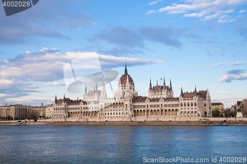 Image of Budapest parliament view