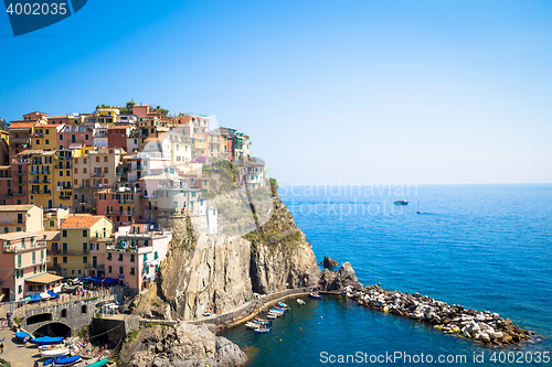 Image of Manarola in Cinque Terre, Italy - July 2016 - The most eye-catch