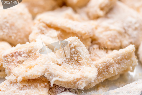 Image of fresh mushroom schnitzel