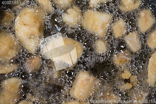 Image of Frying mushroom schnitzel