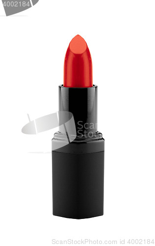 Image of lipstick over white background
