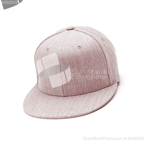 Image of Tan Baseball Cap isolated on white