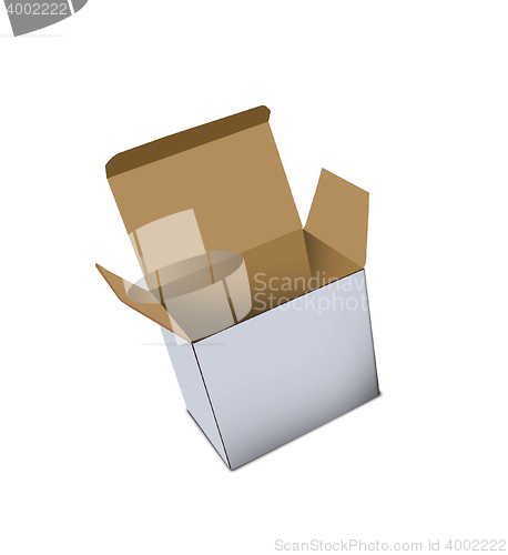 Image of white paper box