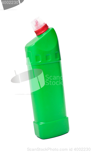 Image of Greeb cleaning detergent bottle isolated