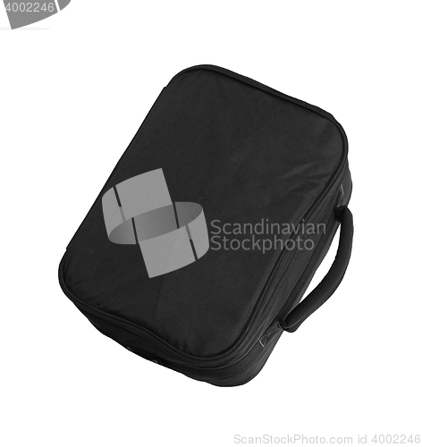 Image of Black hand bag isolated on white