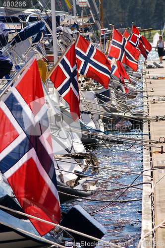 Image of Norwegian Flags