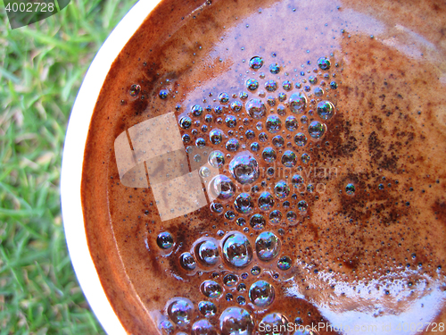 Image of coffee drink texture