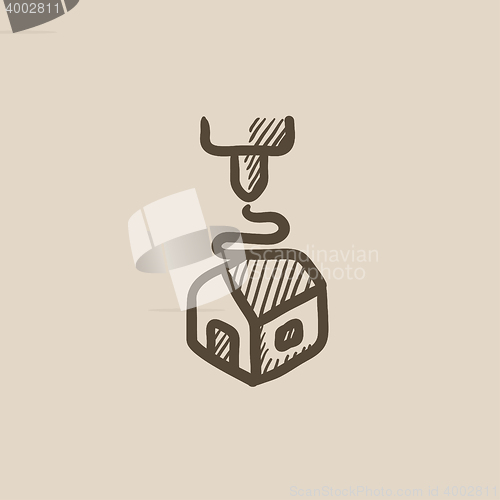 Image of Tree D printing sketch icon.