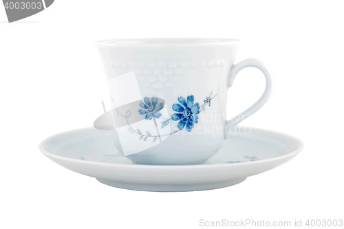 Image of White cup isolated