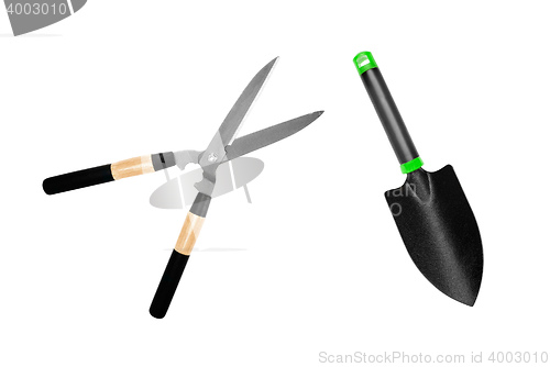 Image of Garden tools isolated