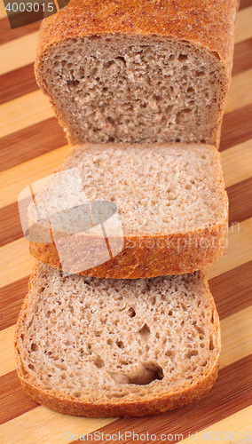 Image of sliced gray bread