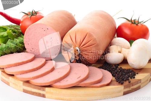Image of close up sausage