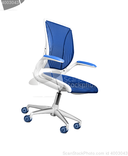 Image of blue modern chair