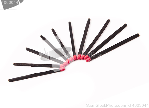 Image of black matches