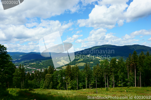 Image of jeseniky mountains landscape